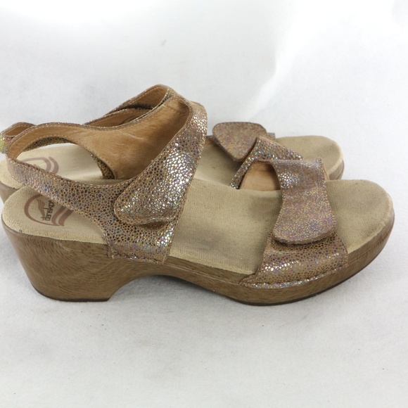 Dansko 'Sonnet' Carnivale Leather Sandal Sz 41 EUR 10.5-11 US - Picture 7 of 8